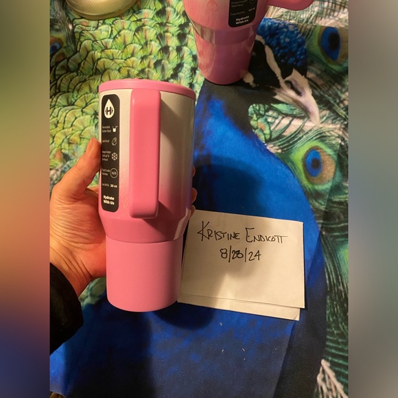 Hydrojug Candy Coated Pink Ombré 20oz Traveler Tumbler - Picture 2 of 6